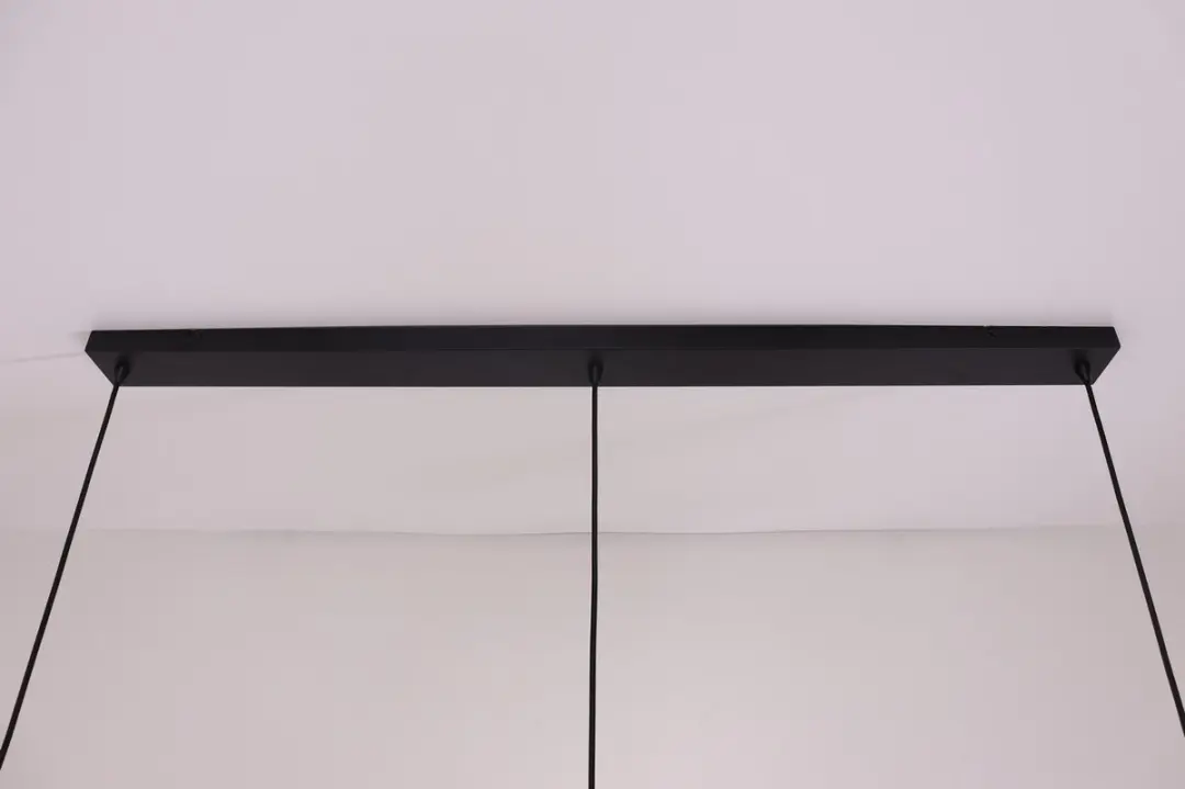 Freelight Chandra 3 Hanglamp - 120cm - Rookglas - Zwart