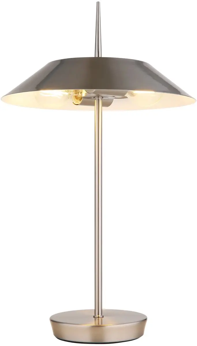 Globo Brenlor Tafellamp - Staal - Ø30cm - 2 Lichtpunten