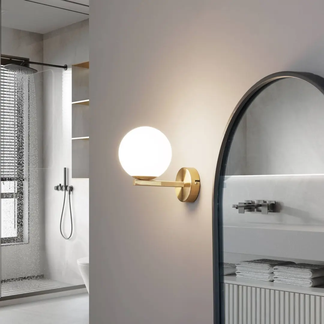 Lucande Wandlamp G9 16.7cm - Messingkleurig