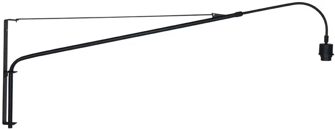 Steinhauer Breeza-Beache 4153ZW Wandlamp - Ø50cm - Beige/Zwart - afbeelding 6 van 6