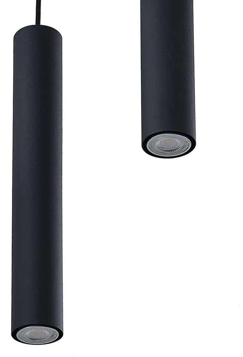 Lindby Hanglamp 5-lichten GU10 - Zandzwart