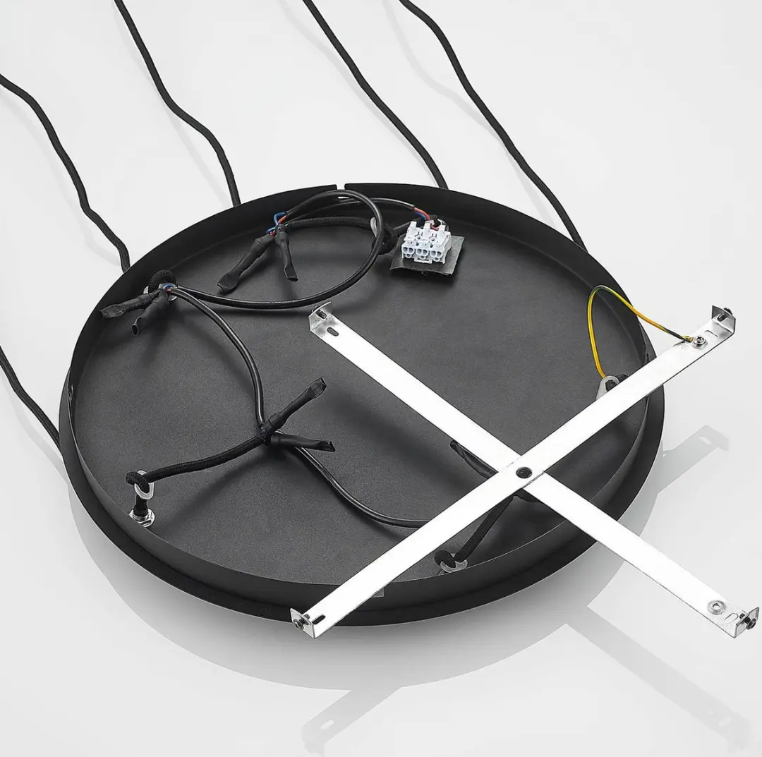 Lindby Hanglamp 5-lichten GU10 - Zandzwart