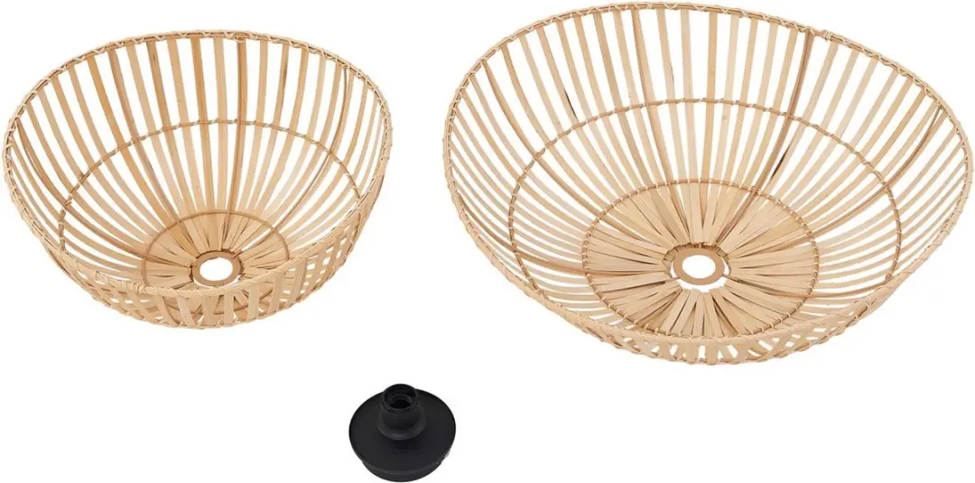 Lindby Plafondlamp Bamboe 64cm - E27