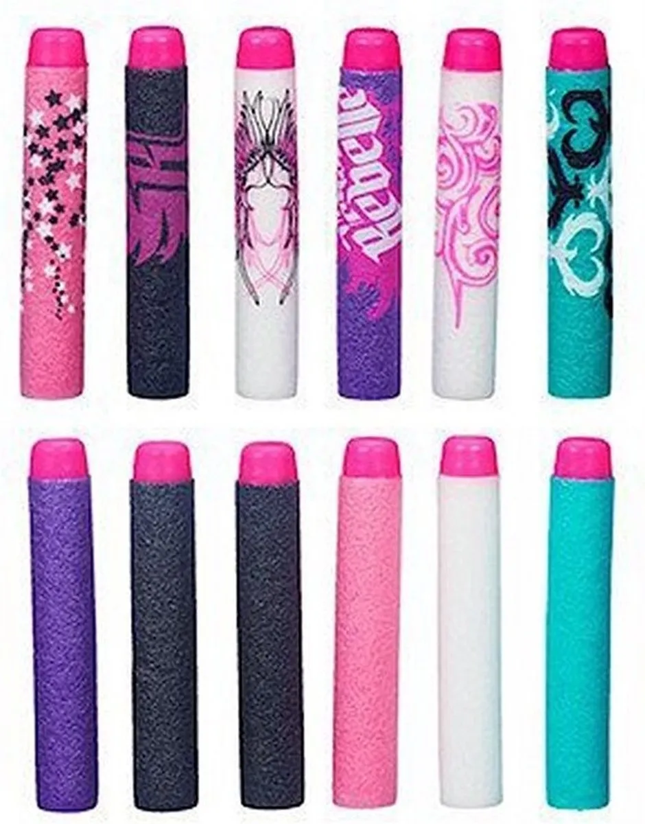 Nerf Rebelle Refill - 12 Darts Deco A4742-E27