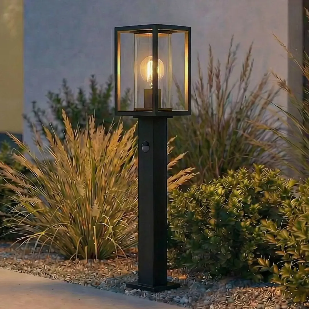 Lucande Padverlichting Zuillamp Aluminium 60cm - E27 - Antraciet