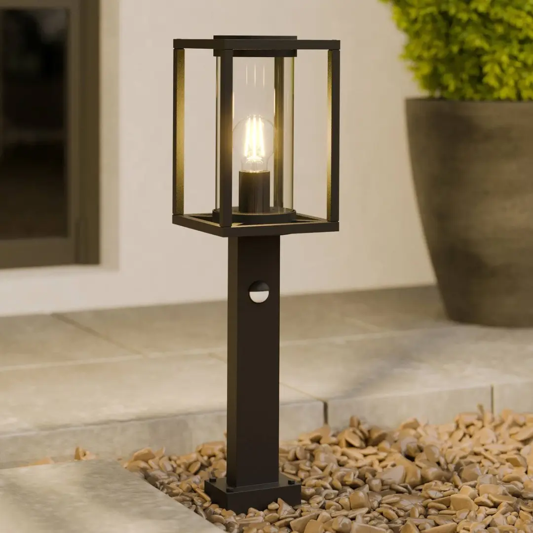 Lucande Padverlichting Zuillamp Aluminium 60cm - E27 - Antraciet