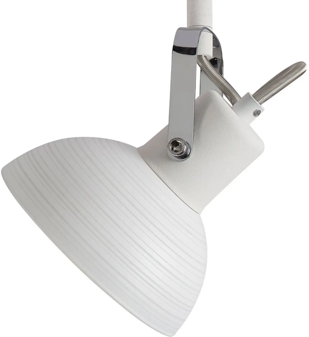 Globo Plafondlamp Chroom - Wit - 3 spots beweegbaar - afbeelding 6 van 6