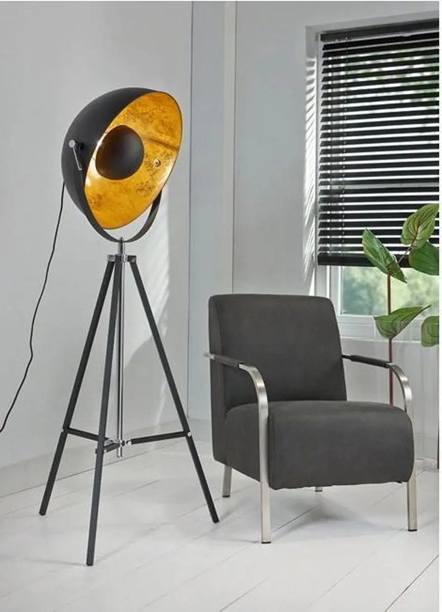 Globo Xirena Vloerlamp - Ø78cm - Chroom