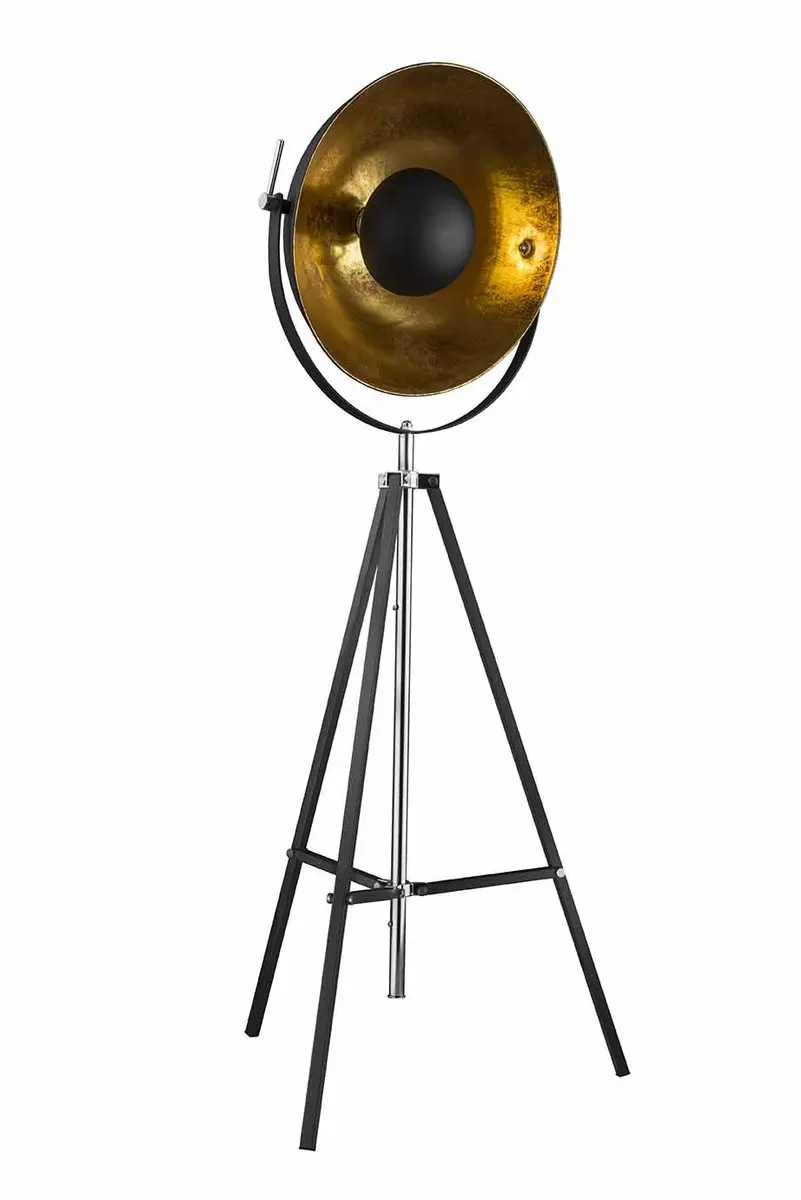 Globo Xirena Vloerlamp - Ø78cm - Chroom - afbeelding 6 van 6
