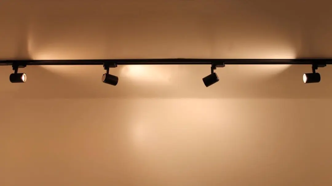 Searchlight Hanglamp Zwart 6 Lichtpunten - 2x2m Rail