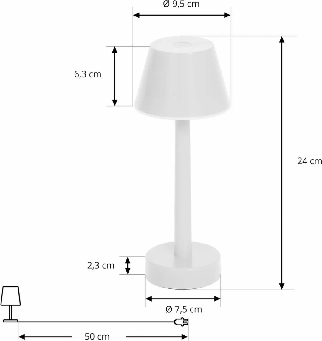 Lindby Sfeerverlichting Buiten RGB - 1 Lichtpunt - Wit