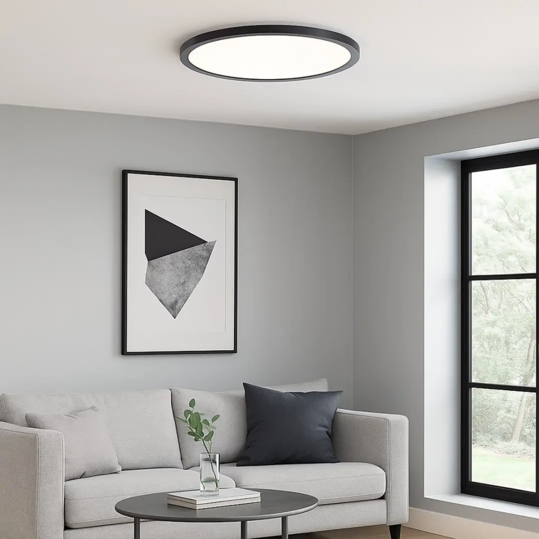 Brilliant Brennan Plafondlamp LED 18W 4000K - IP44 - Zwart