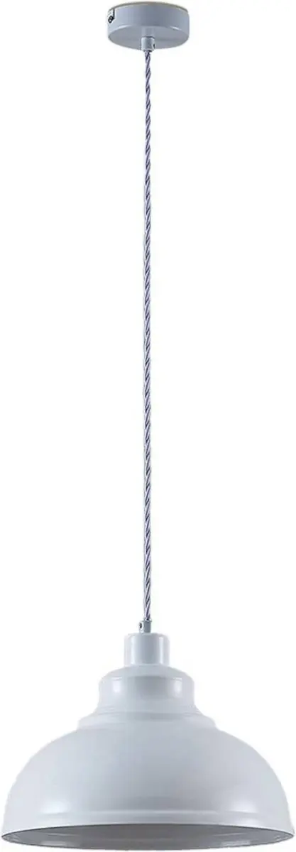 Lindby Hanglamp Metaal 1 Licht E27 - 60W - Wit