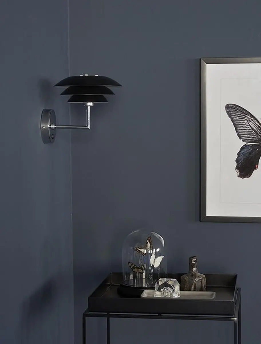 Dyberg Larsen DL20 Wandlamp 33W G9 - Matzwart