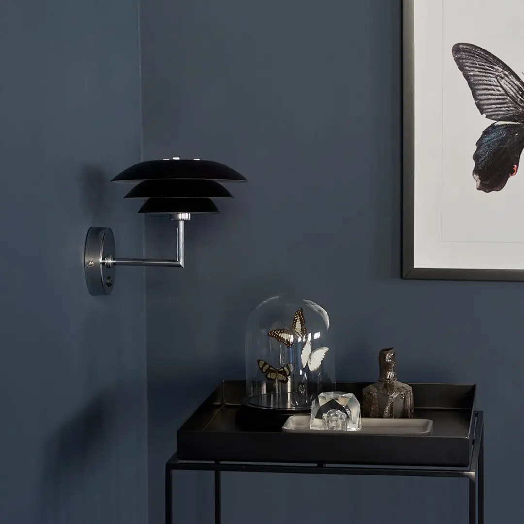 Dyberg Larsen DL20 Wandlamp 33W G9 - Matzwart