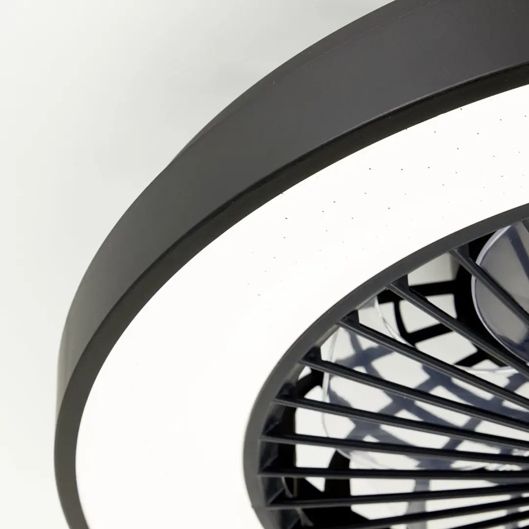Brilliant Mazzaro Plafondventilator LED 40W RGBW - Zwart