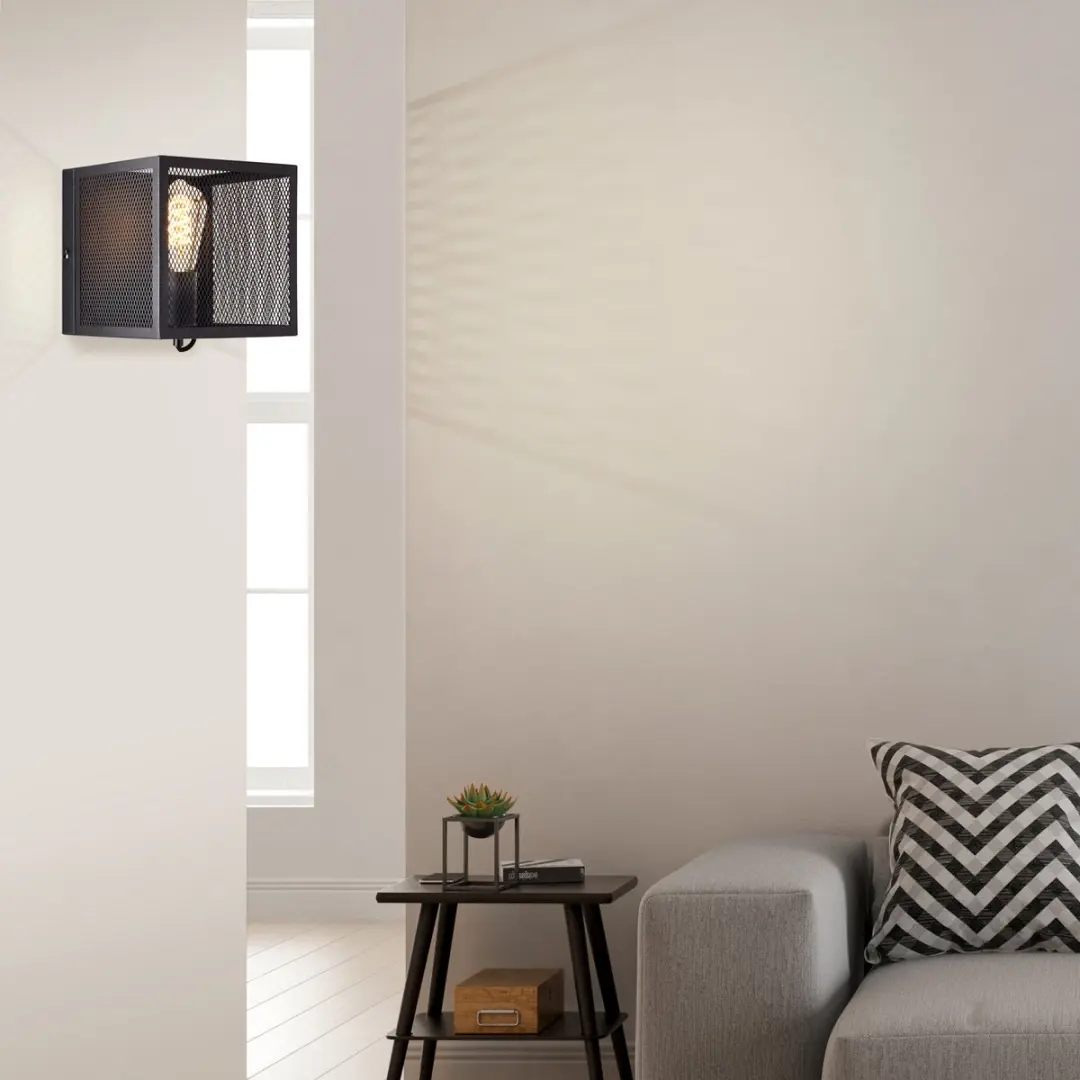 Brilliant Maze Wandlamp - Zwart