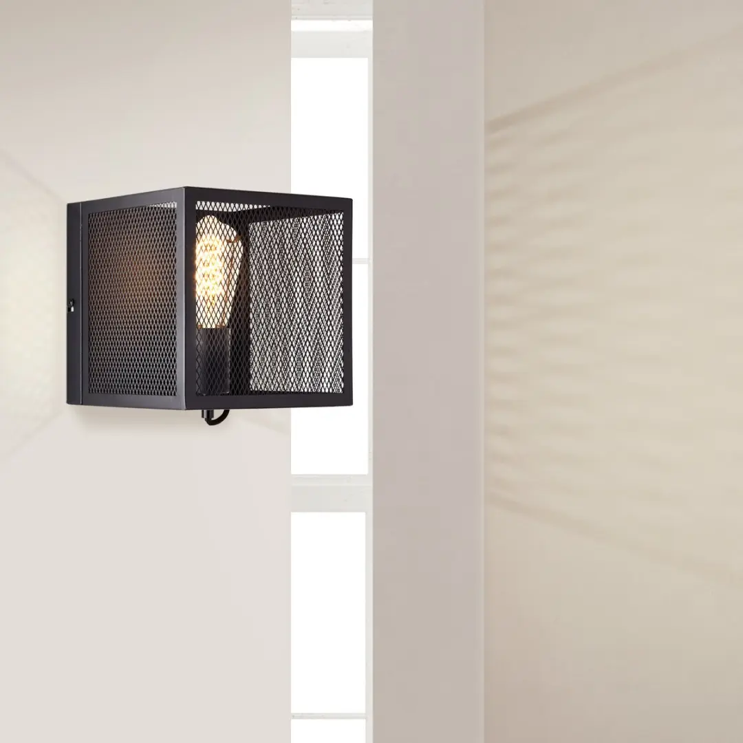 Brilliant Maze Wandlamp - Zwart