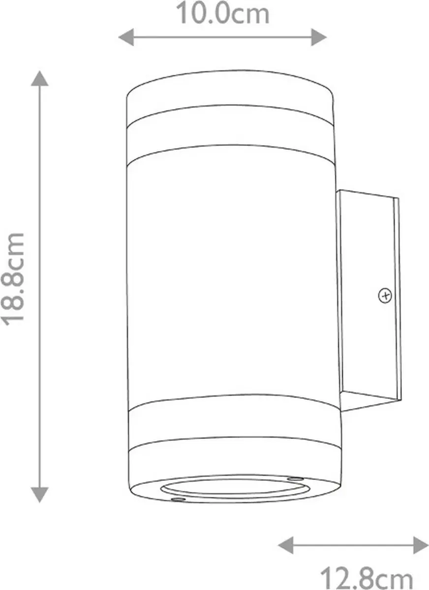 Elstead Lighting Magnus LED Wandlamp 5.7W 3000K - IP44 - Dimbaar - Grafiet