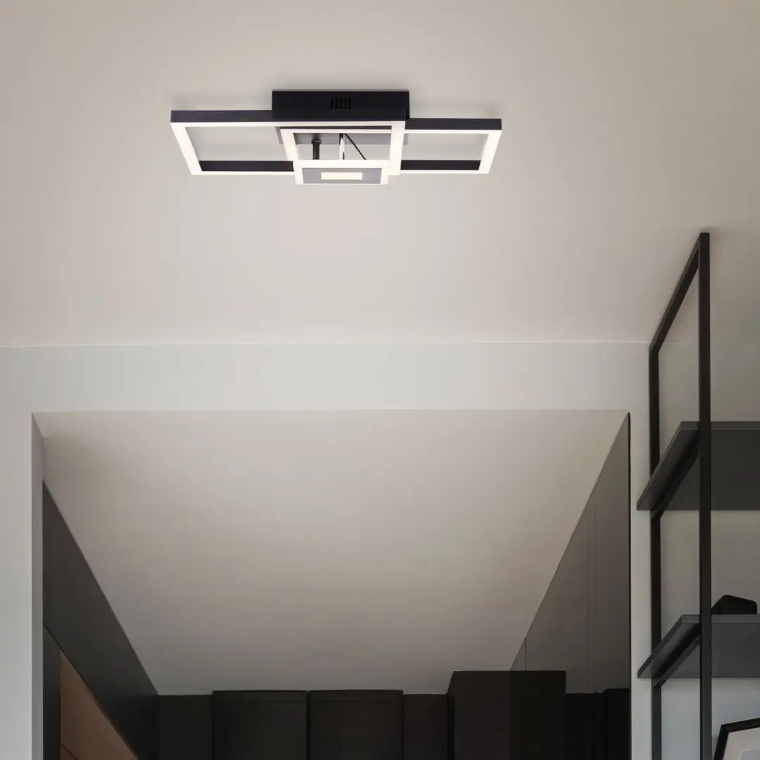 Brilliant Bray LED Plafondlamp 22W - Zwart