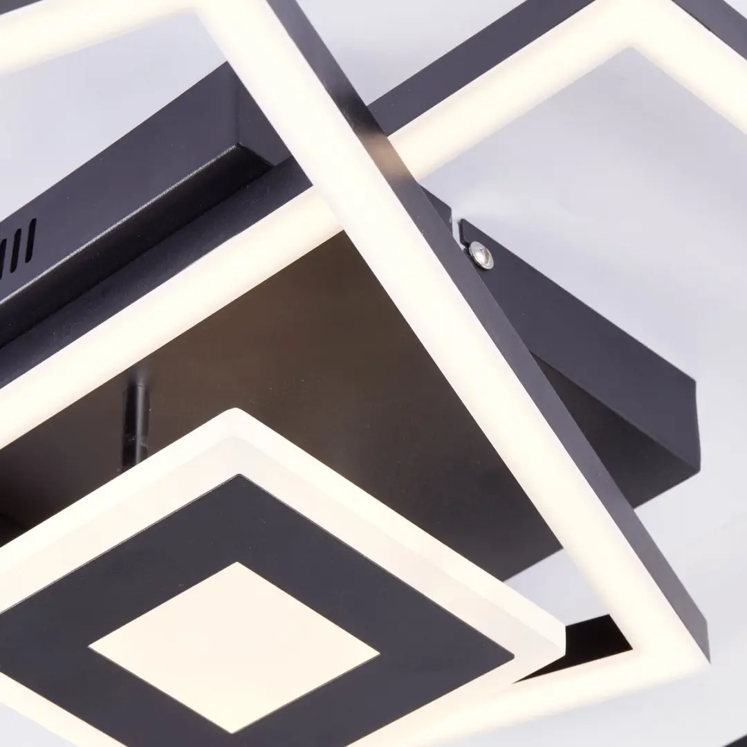 Brilliant Bray LED Plafondlamp 22W - Zwart