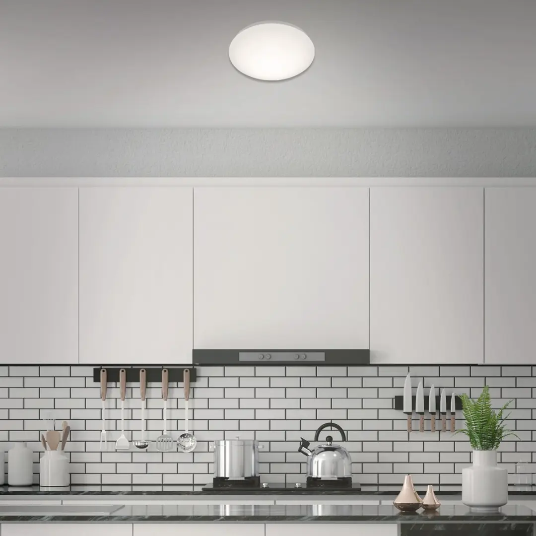 Briloner LED Plafonnière 12W - 1.200 Lm - Ø28cm - Wit