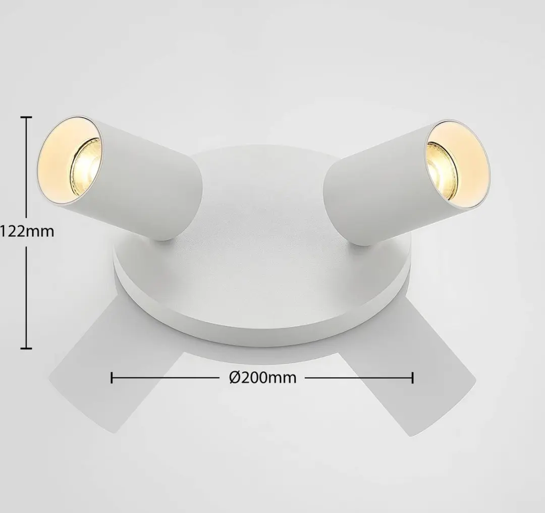 ARCCHIO Buitenspot Aluminium 2 Lichtpunten GU10 Wit - afbeelding 6 van 6