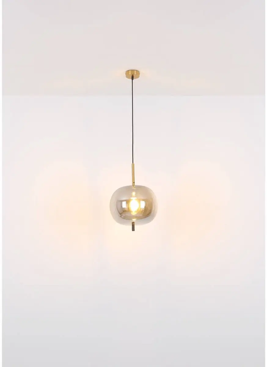 Globo Blacky I Tafellamp - Messing - Ø19cm - E14