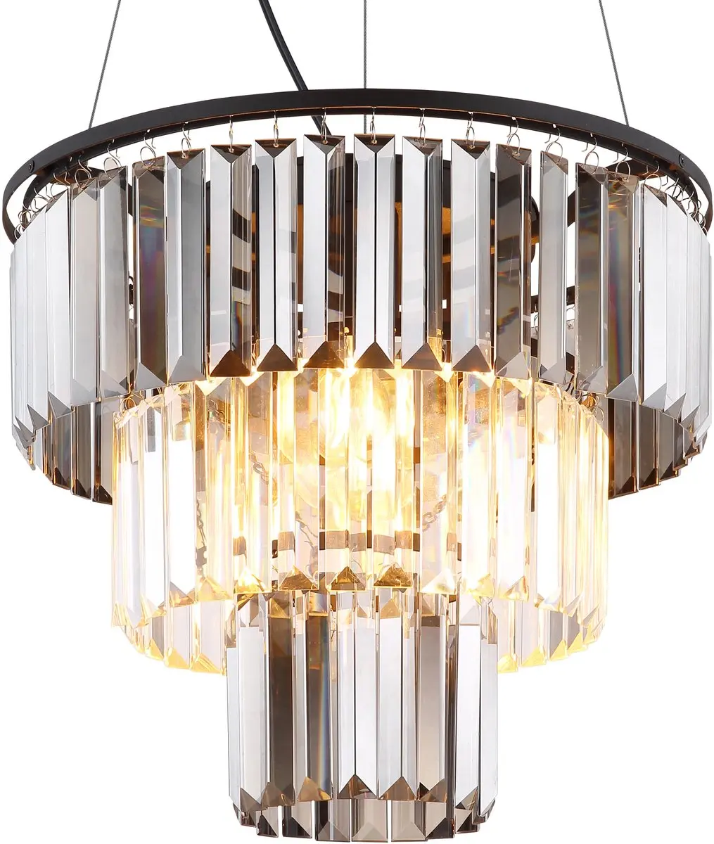 Globo Naxis Hanglamp - 3 Lichtpunten Ø40cm - Zwart