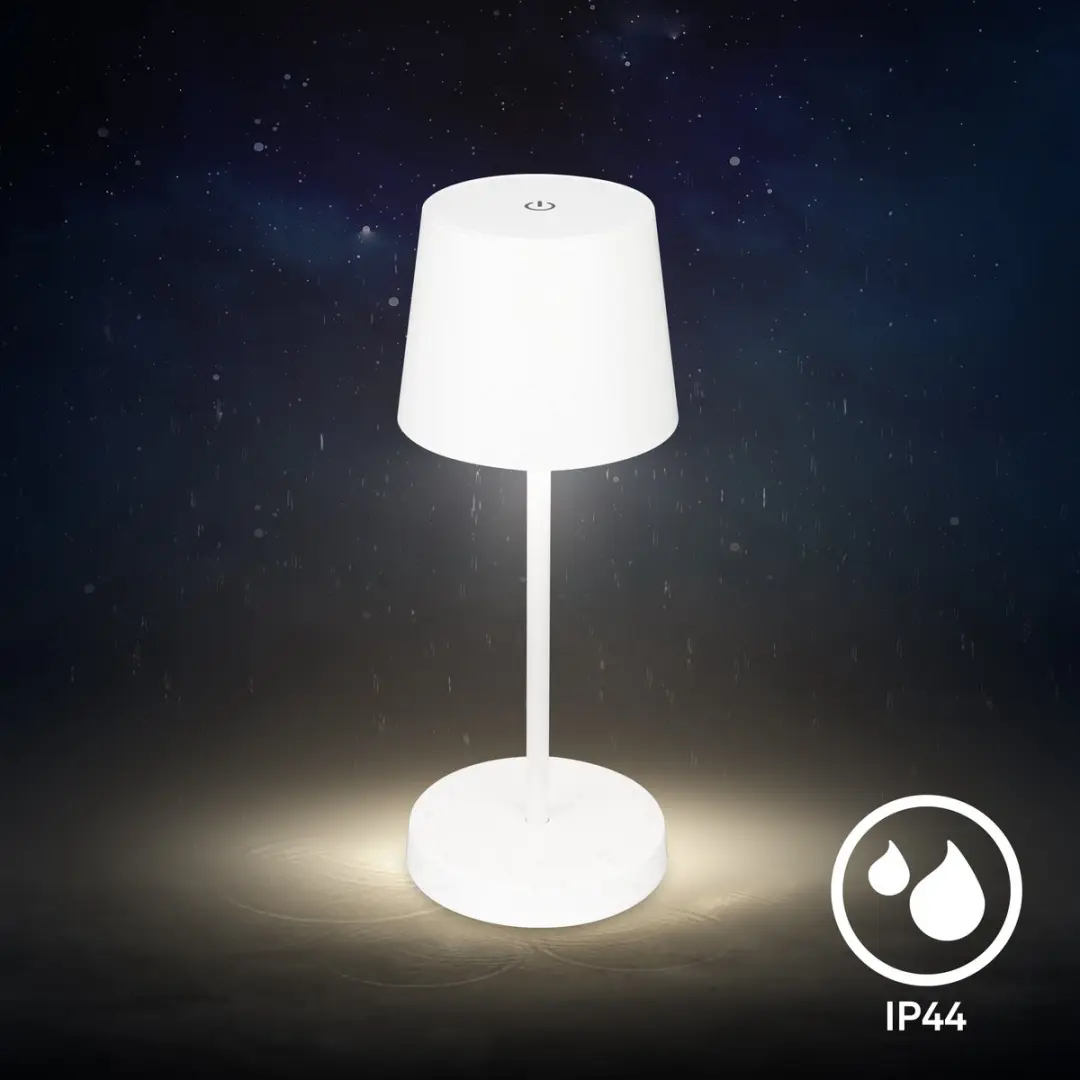Briloner Piha Oplaadbare Tafellamp - USB-C - 150 Lm - 3.000K - Wit