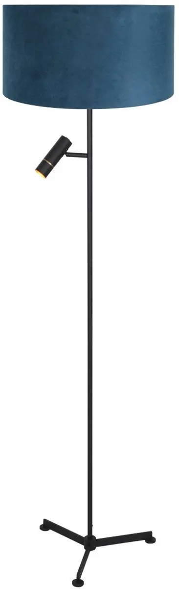 Steinhauer Vloerlamp 4839ZW Eigentijds Design - 2x3W Warm Wit - Blauw/Zwart