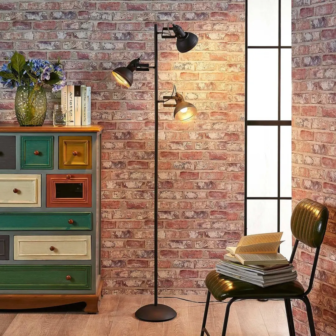 Lindby Vloerlamp 3-licht Metaal