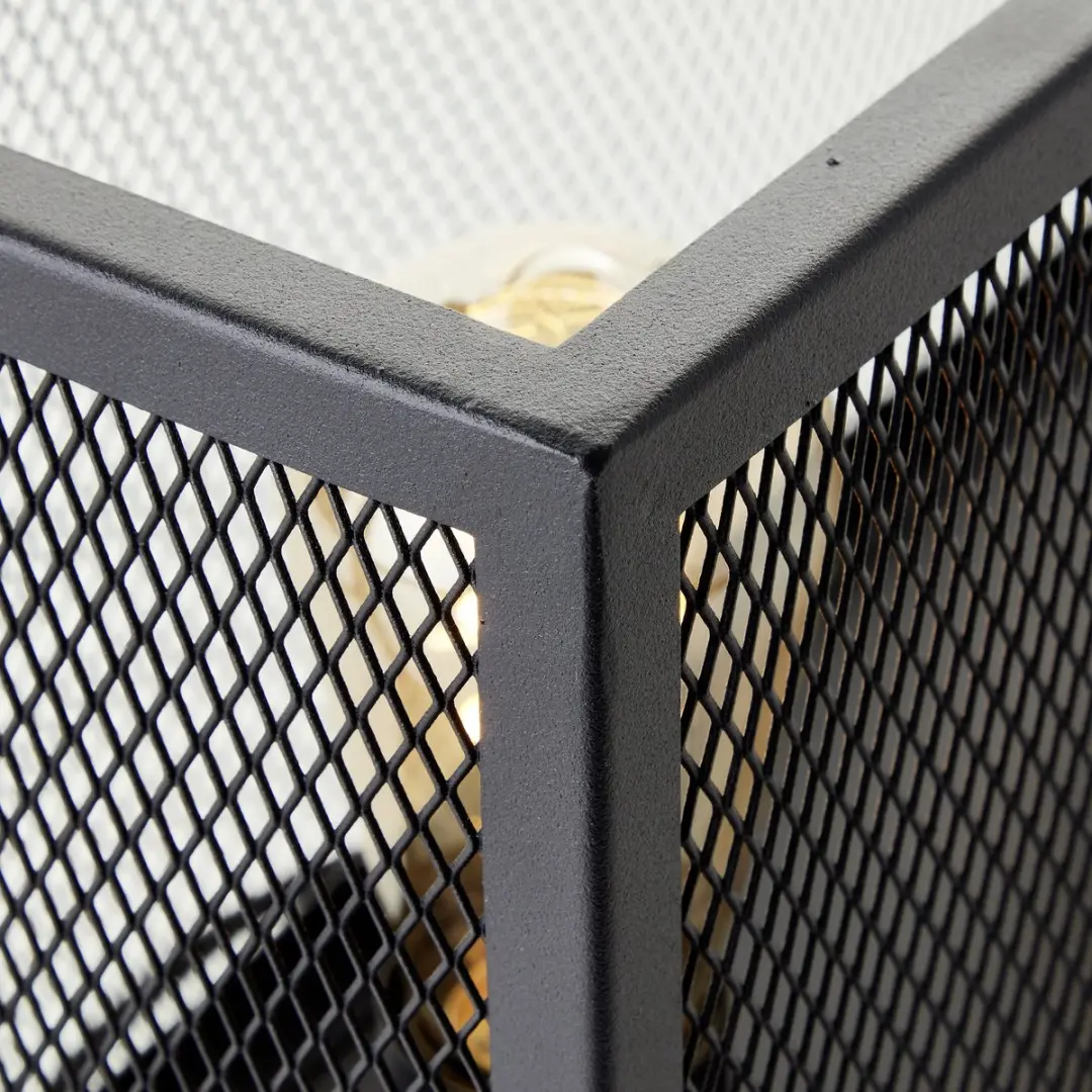 Brilliant Maze Tafellamp E27 - 2x60W - Zwart