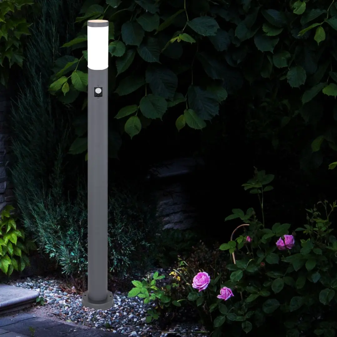 Globo Boston Vloerlamp - Antraciet - Ø13cm - E27