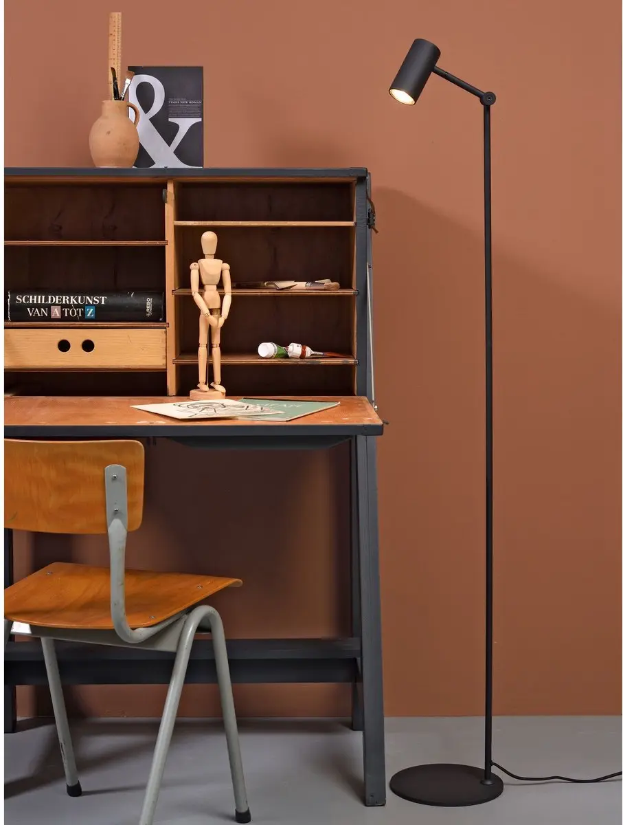 it's about RoMi Montreux Vloerlamp - 10W - Zwart