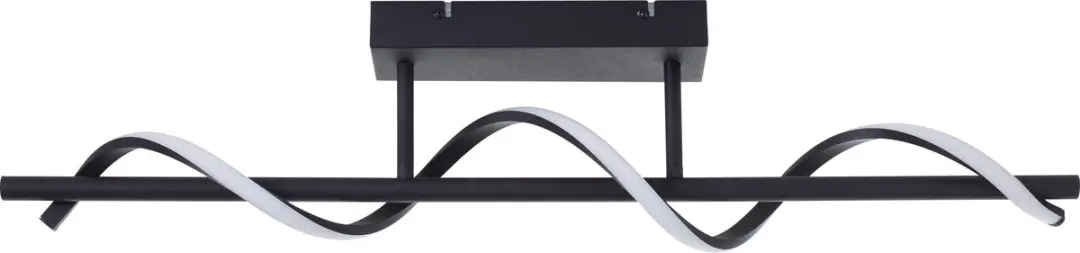 Brilliant Eunice LED Plafondlamp 22W - Mat Zwart