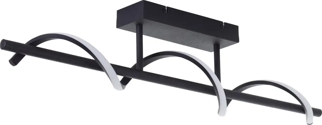 Brilliant Eunice LED Plafondlamp 22W - Mat Zwart