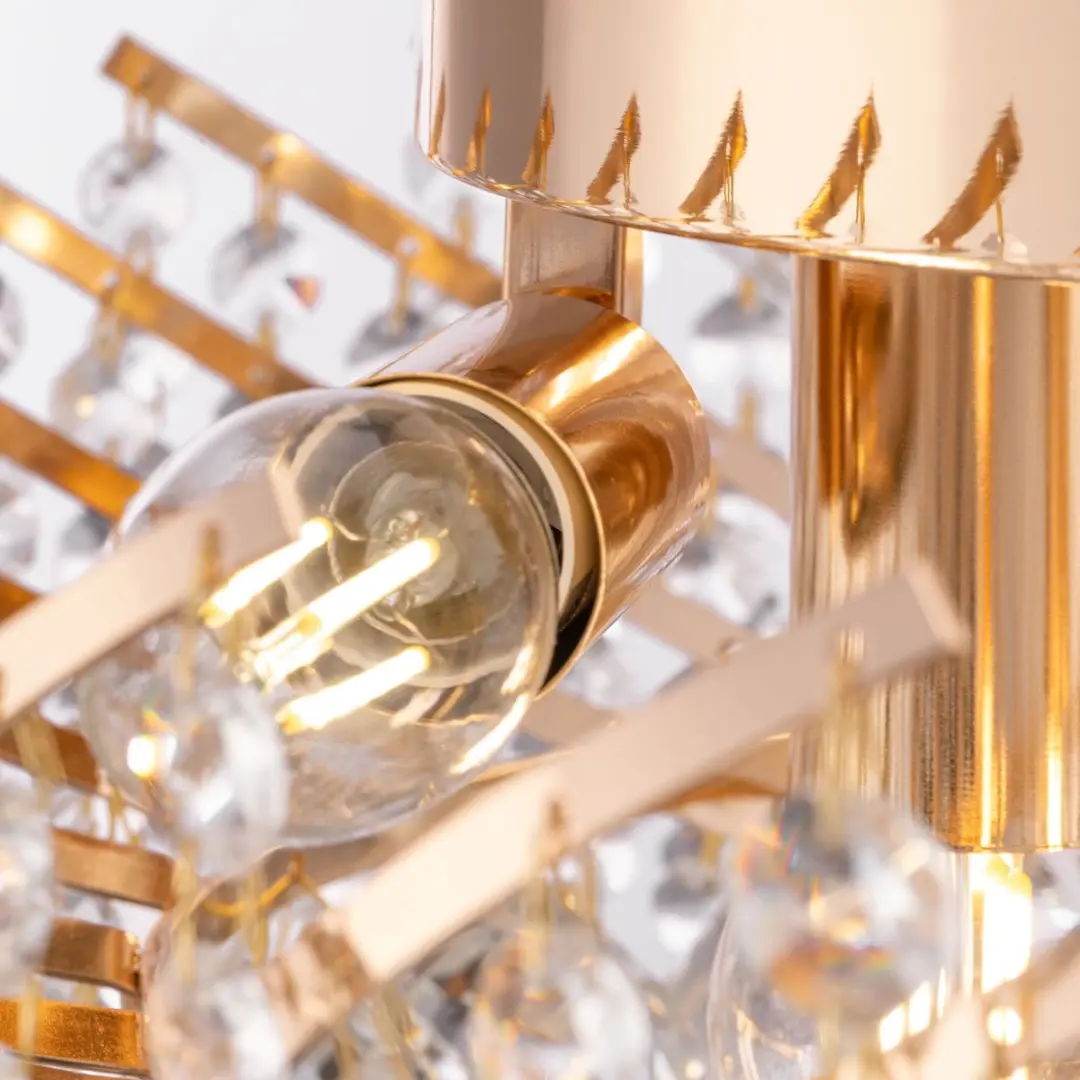 Maytoni Karolina Kroonluchter - 6 Lichtpunten Ø41cm - Goud