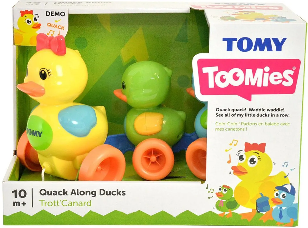 Tomy Waggel Kwak Eendjes - Multikleur