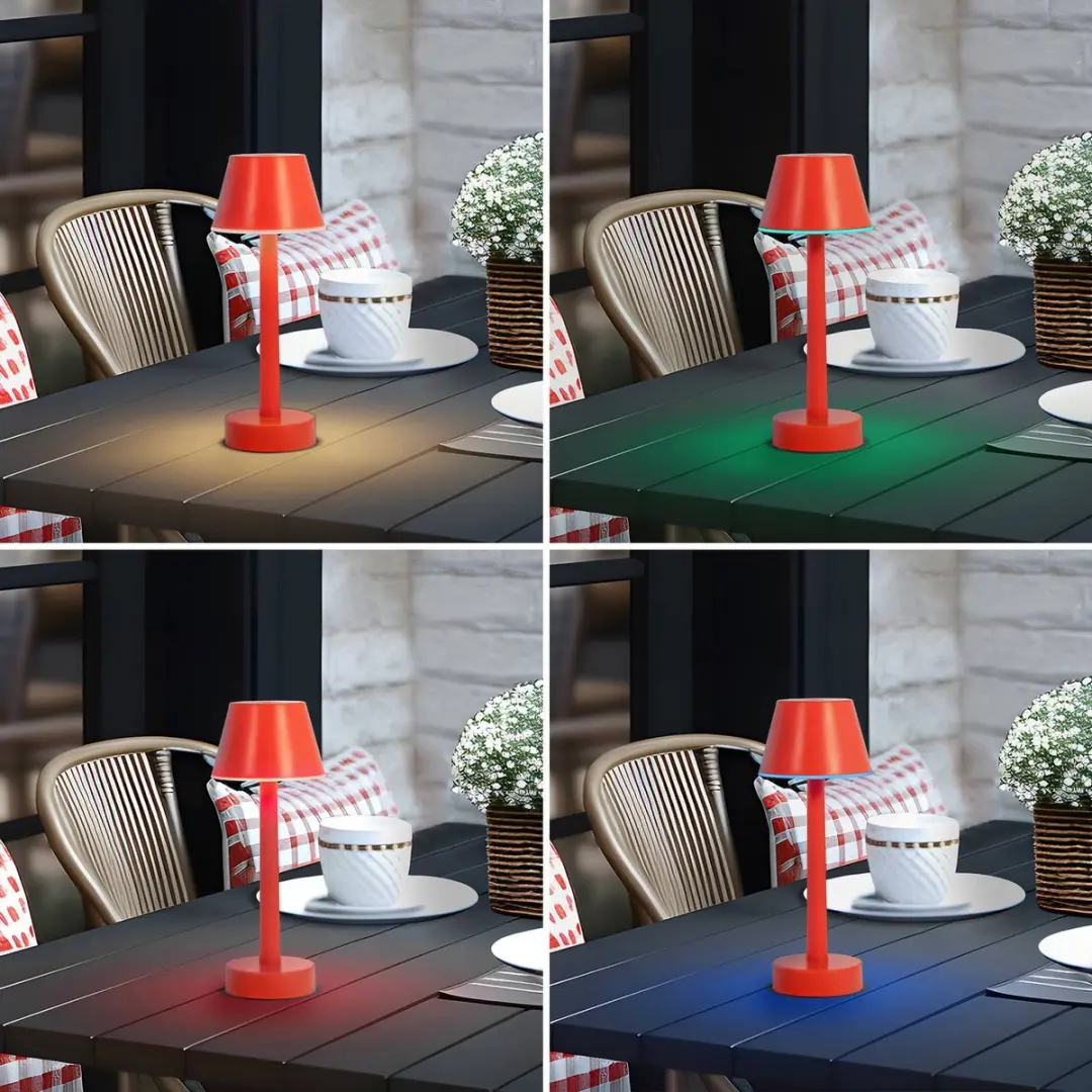 Lindby RGB Sfeerverlichting Buiten - 1 Lichtpunt - Rood - 24 cm - afbeelding 6 van 6