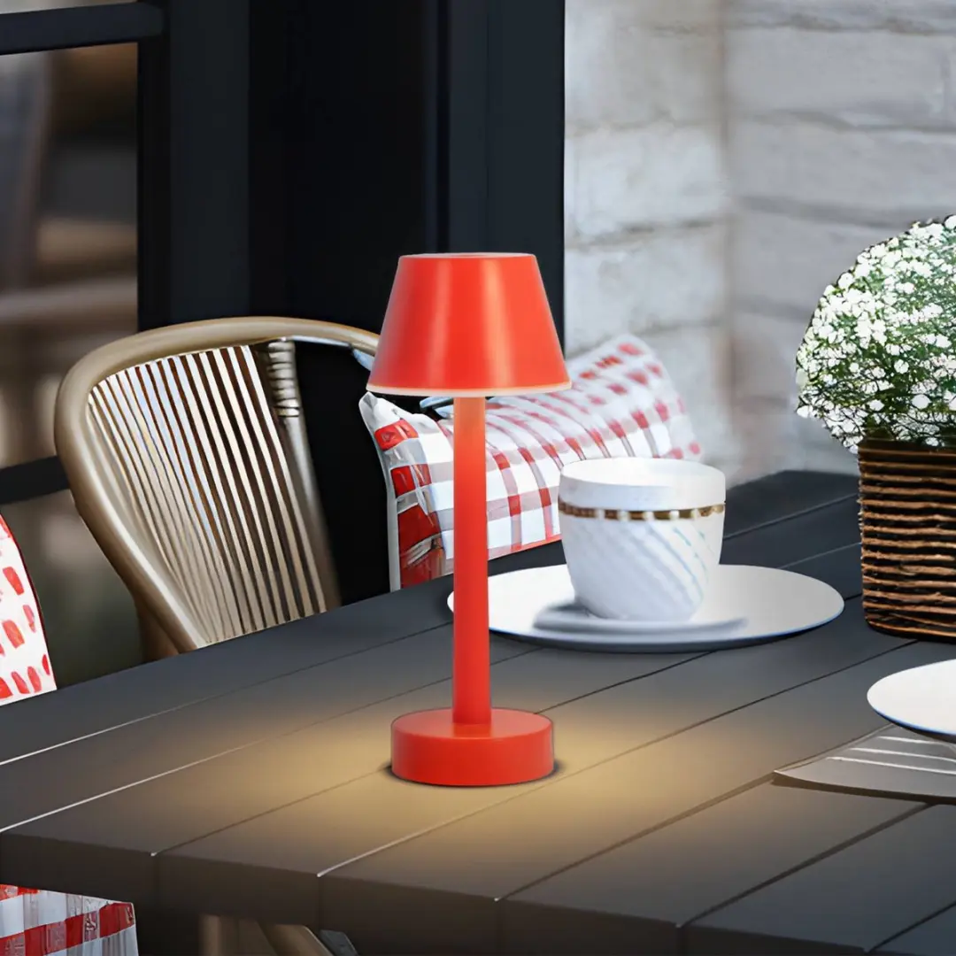 Lindby RGB Sfeerverlichting Buiten - 1 Lichtpunt - Rood - 24 cm