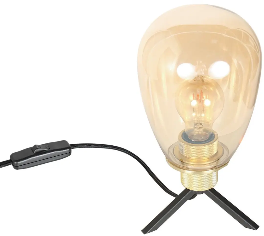 Steinhauer Reflexion 2682ME Tafellamp - Goud - 28cm - afbeelding 6 van 6