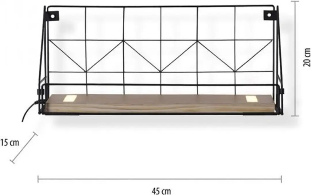 Paul Neuhaus Wandlamp LED Plank 45cm
