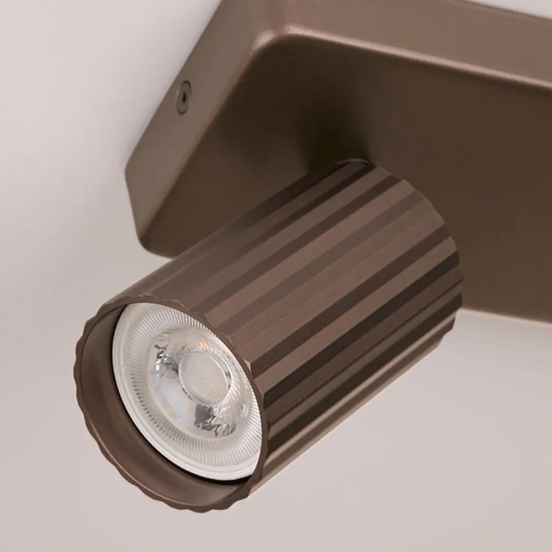 Searchlight Opbouwspots GU10 Ann 2 - 2 Stuks - Brons