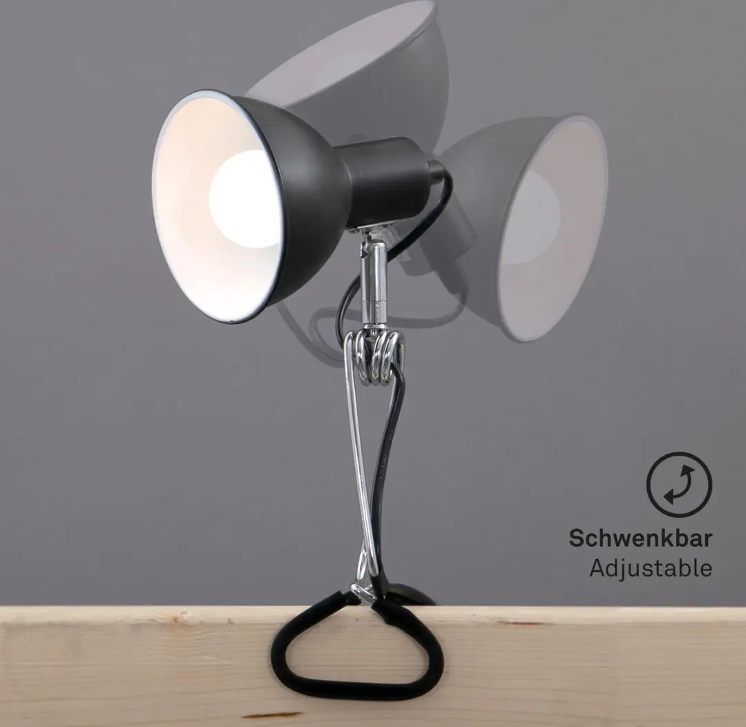 Briloner Fix Klemlamp - 4 Lichtpunten - Zwart
