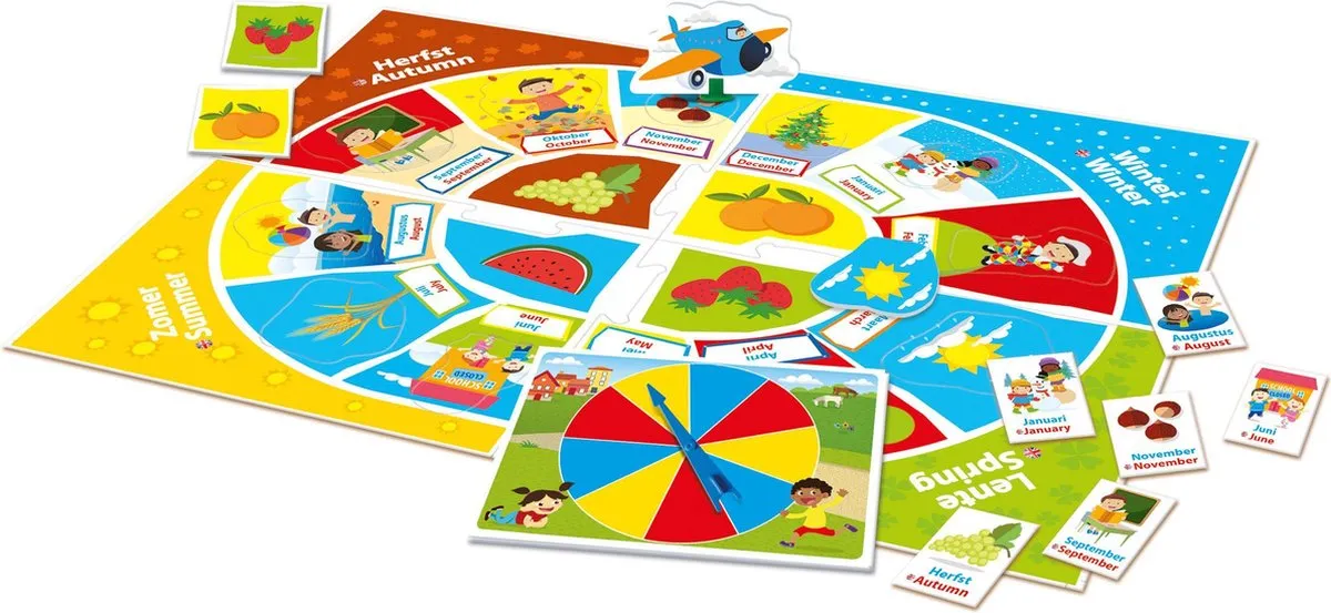 Clementoni Leer de Maanden en Seizoenen 66679 - Educatief spel - Multi Kleur