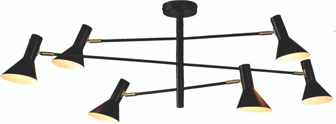 it's about RoMi Izmir Plafondlamp Zwart/Goud