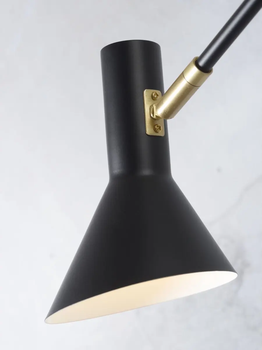 it's about RoMi Izmir Plafondlamp Zwart/Goud - 124x124cm