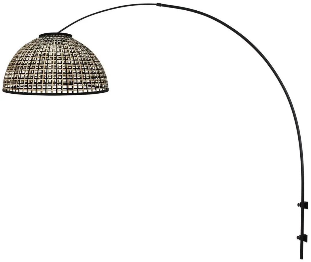 Steinhauer Nox Light 4407ZW Wandlamp Bamboe/Metalen