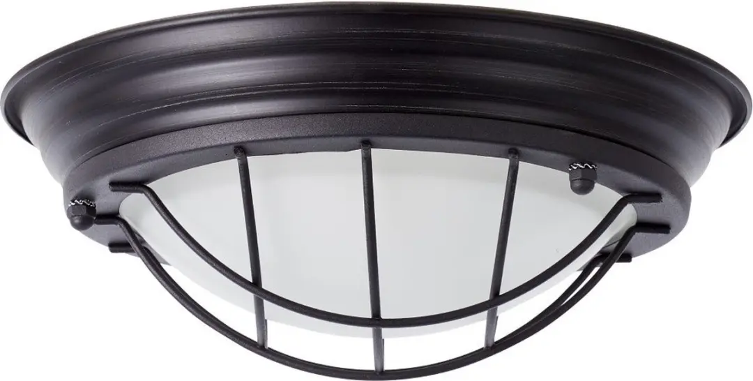 Brilliant Typhoon Plafondlamp E27 - 2x25W - Antiek Zwart - afbeelding 6 van 6